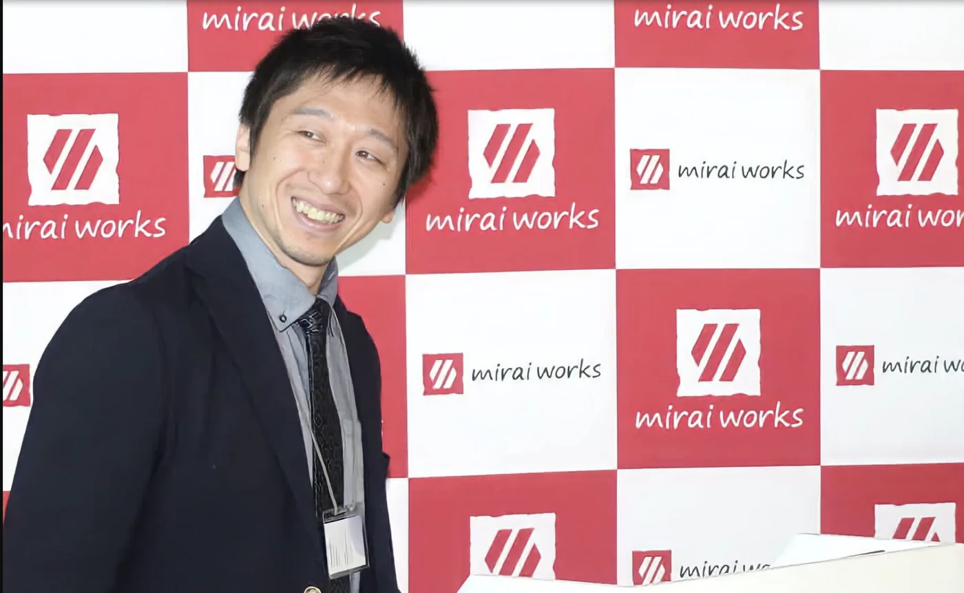 Ryo Murashige at a mirai works media appearance